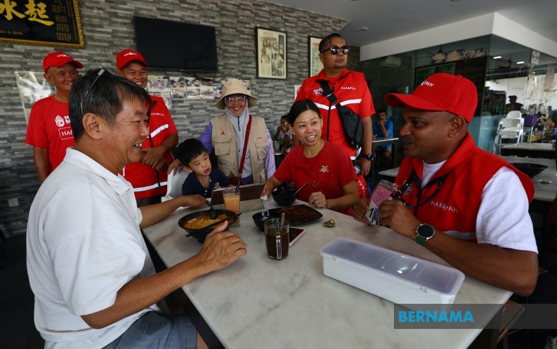 Guna Balakrishnan Pushes Final Campaign Sprint in Layang-Layang as Johor Polls Near