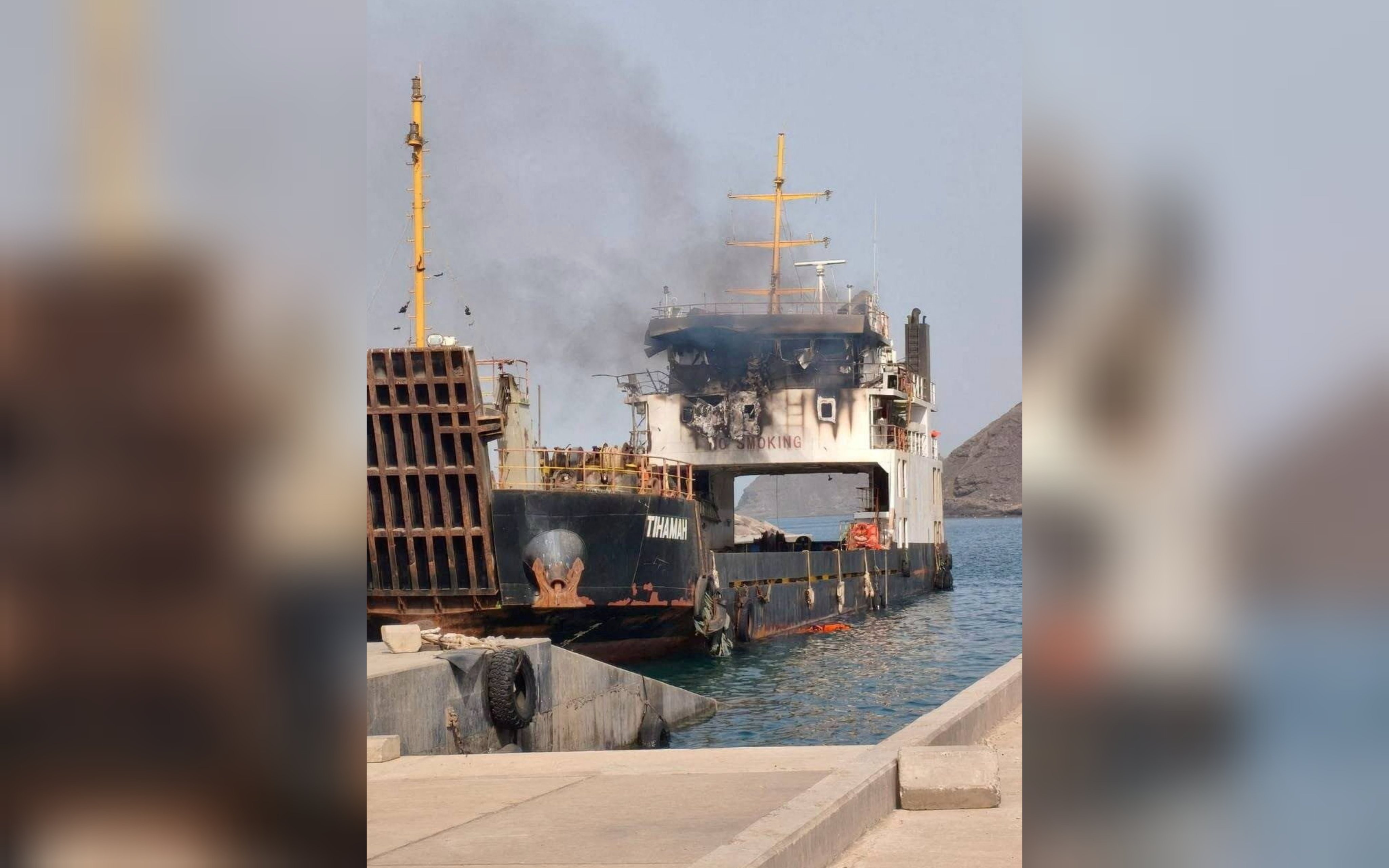 Six Dead in Houthi Missile Strike on Food-Carrying Vessel in Red Sea Strait
