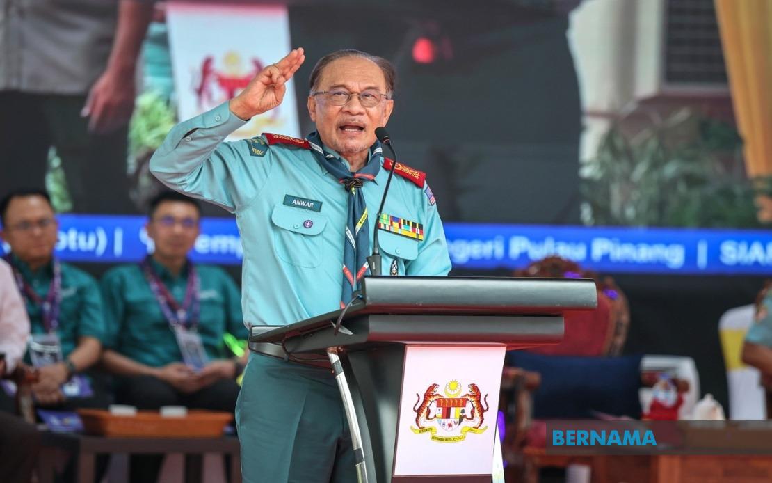National Progress Demands Morally Grounded Youth, Says Anwar at Scout Jamboree