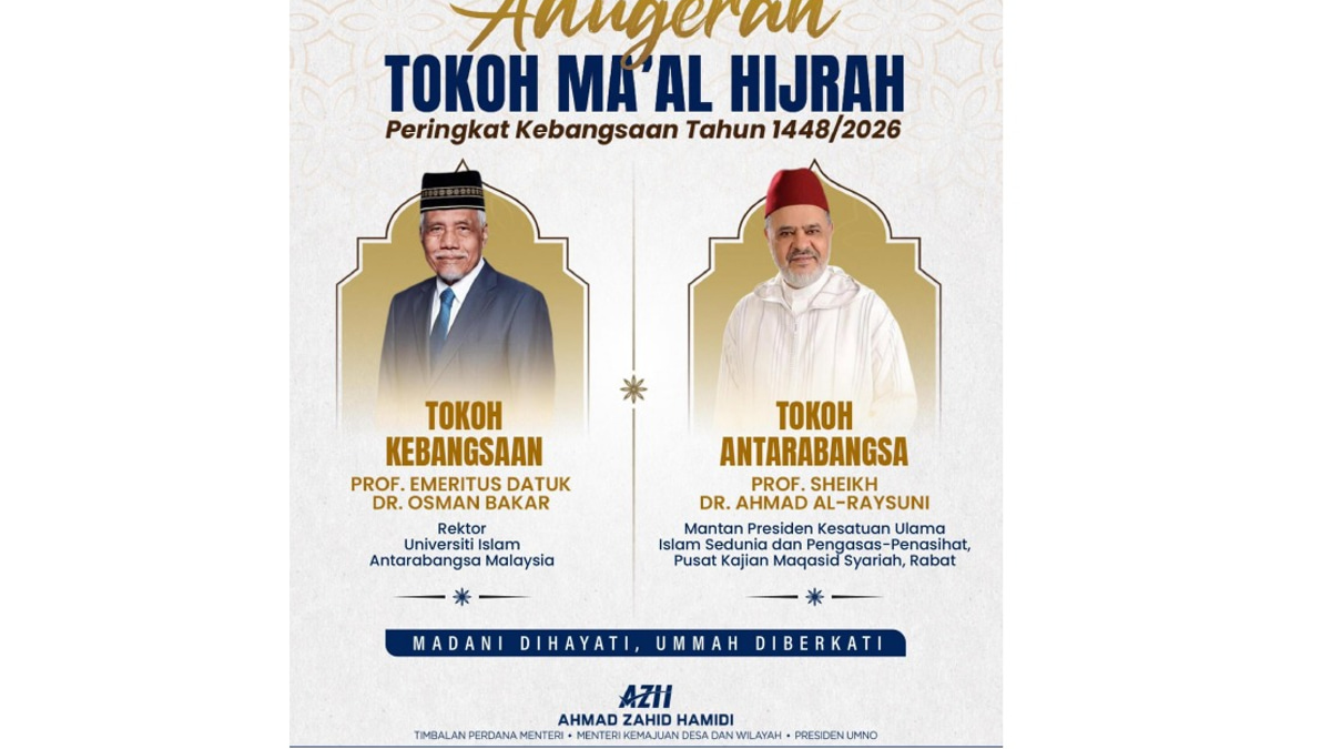 Tokoh Maal Hijrah Awards Honour Islamic Scholars for Service to Ummah