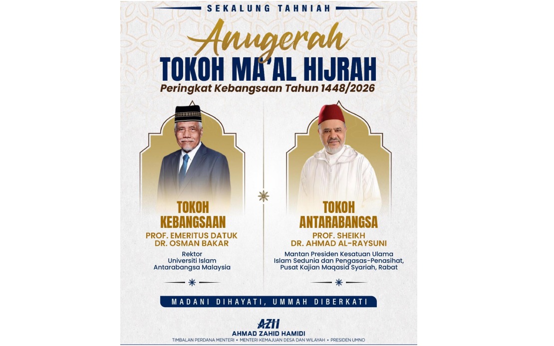Tokoh Maal Hijrah Awards Honour Islamic Scholars for Service to Ummah