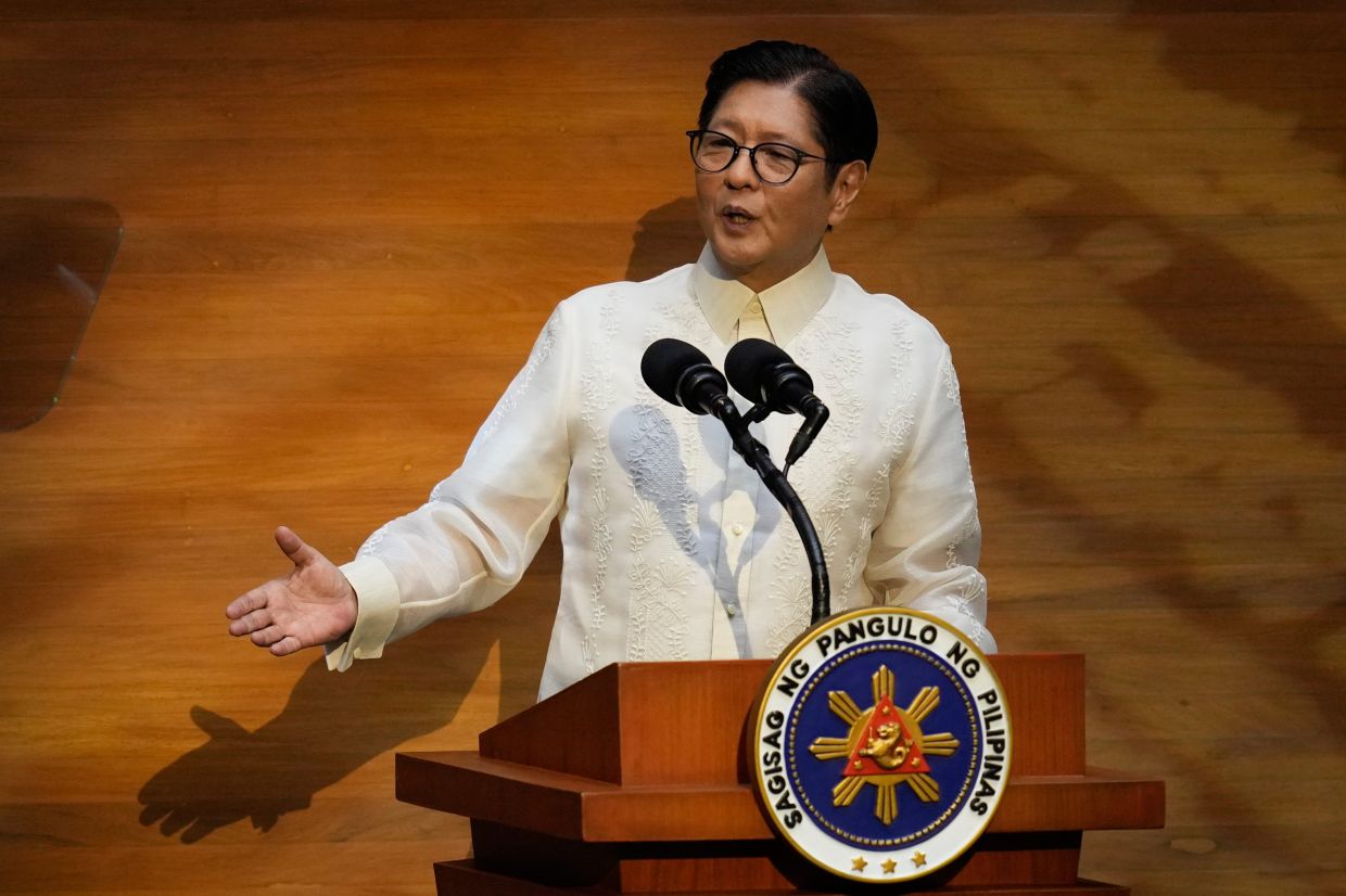 Marcos takes veiled swipe at China over South China Sea, vows to uphold arbitration ruling