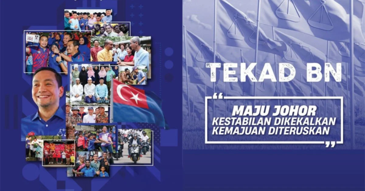 Barisan Nasional's 200,000 Jobs Promise Anchors Johor Election Manifesto
