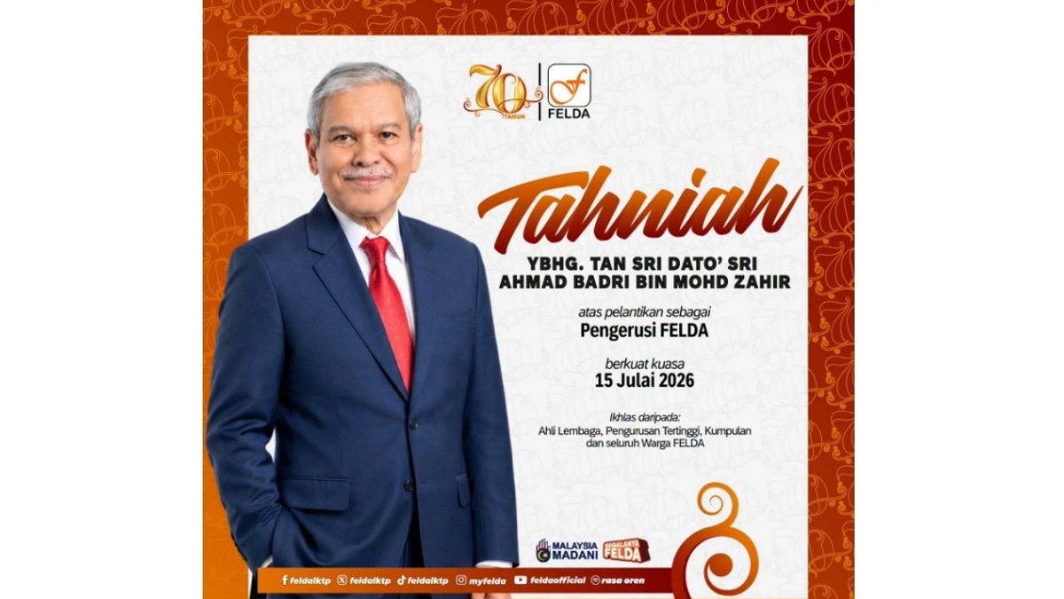 Tan Sri Ahmad Badri Appointed FELDA Chairman to Lead Settler-Focused Transformation