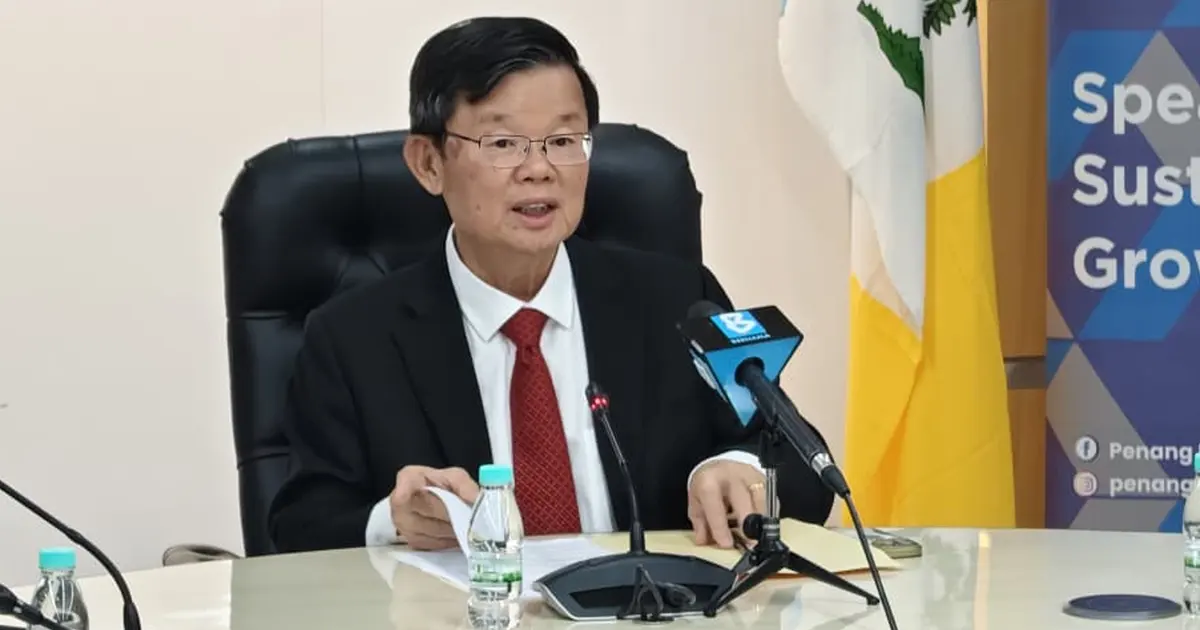 Penang Chief Minister Dismisses Kedah Leader's Push for Land Lease Review