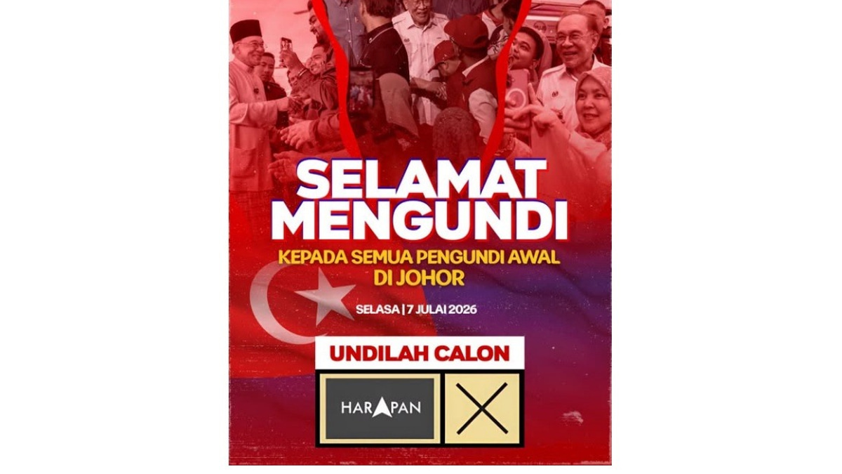 Anwar Urges Johor Voters to Back Pakatan Harapan in State Election