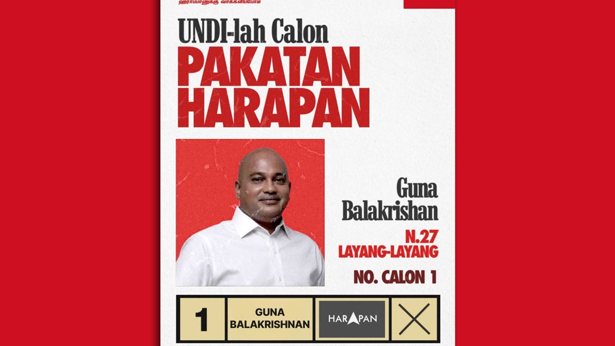 PH's Guna Balakrishnan Pledges Inclusive Development Agenda for Layang-Layang Constituency