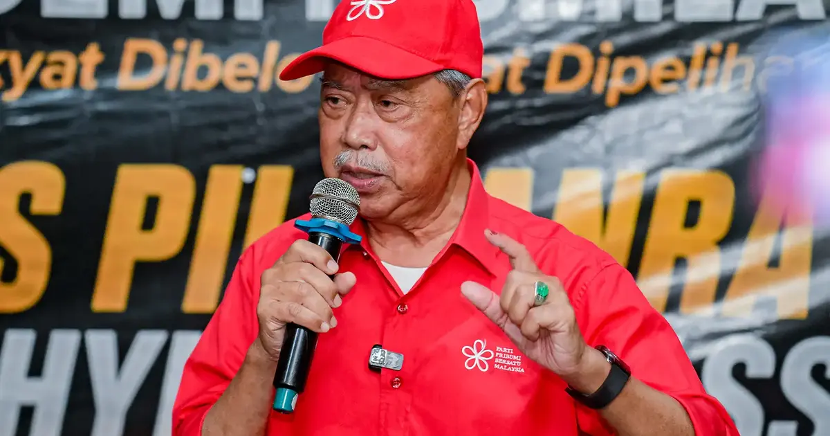 Muhyiddin Defends Bersatu's Election Role After Khaled Criticism