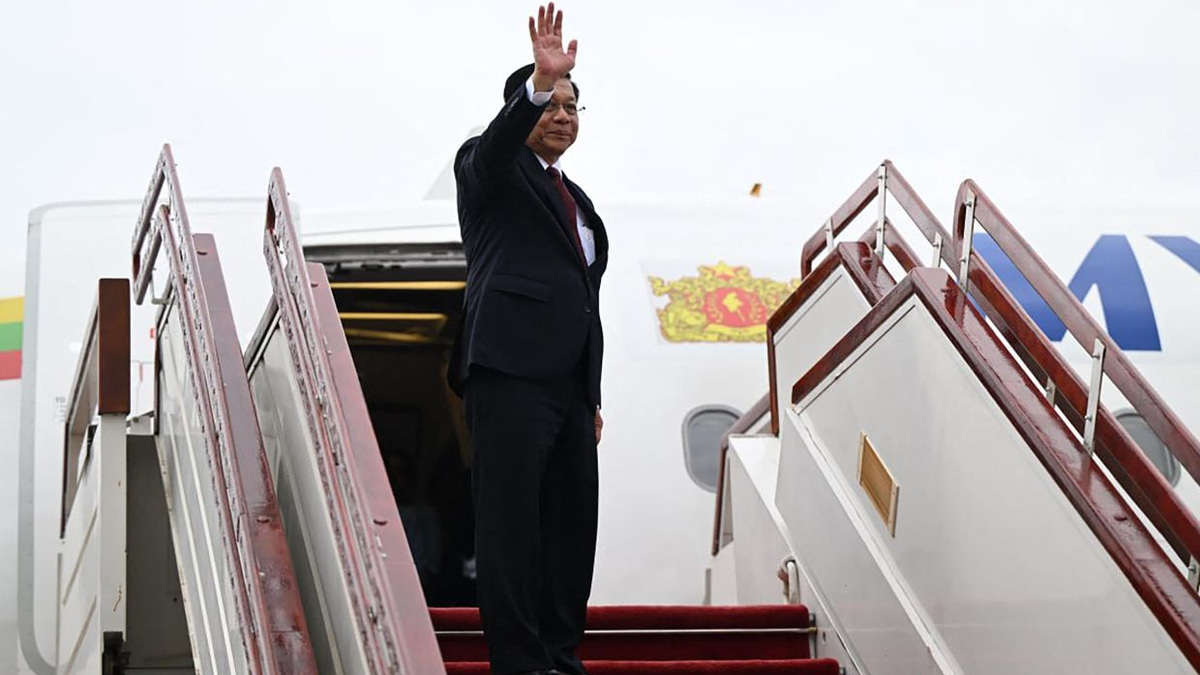 Myanmar's Military Leader Min Aung Hlaing Visits Moscow to Deepen Russia Ties