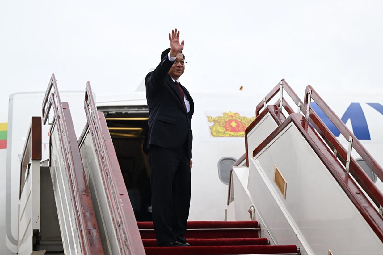 Myanmar's Military Leader Min Aung Hlaing Visits Moscow to Deepen Russia Ties