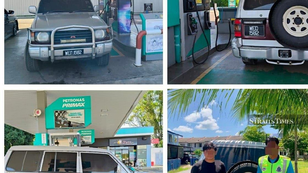Petrol Smuggling Suspect Detained at Rantau Panjang Service Station