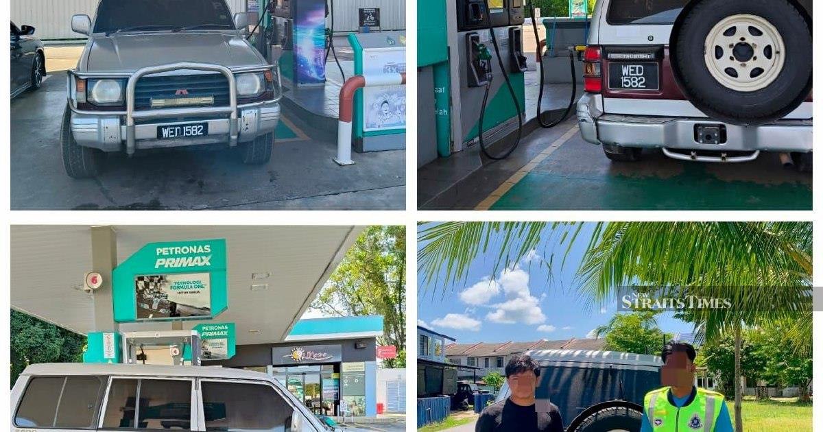 Petrol Smuggling Suspect Detained at Rantau Panjang Service Station