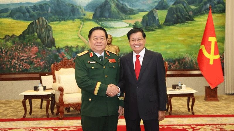 Laos and Vietnam Deepen Military Ties as Top General Visits Vientiane