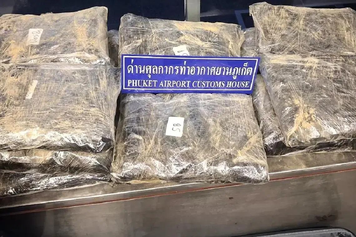Two Women Arrested at Phuket Airport with Over 32kg of Cannabis