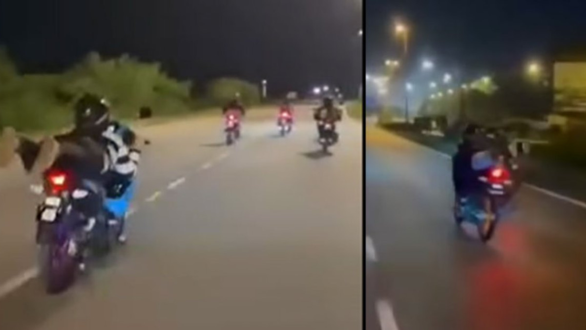 Three Teenage Girls Arrested Over Dangerous Viral Motorcycle Stunt in Kuantan