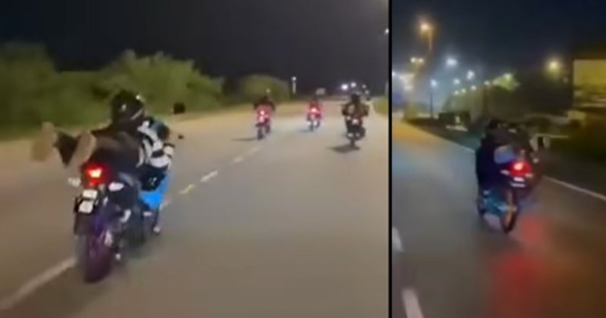 Three Teenage Girls Arrested Over Dangerous Viral Motorcycle Stunt in Kuantan