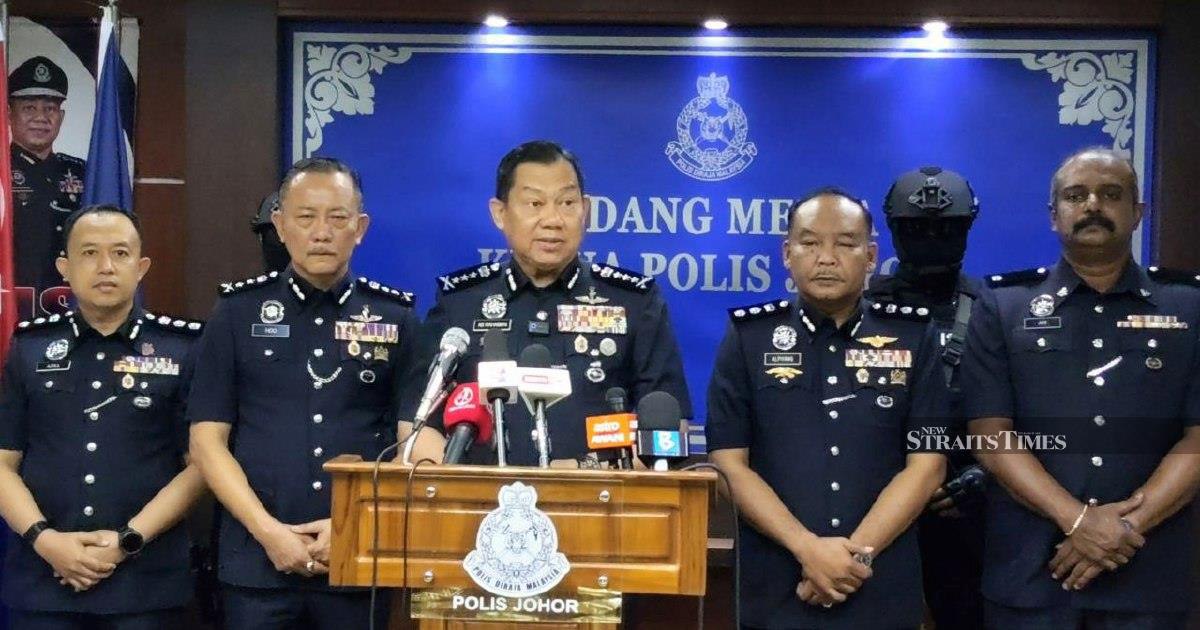 Police Bust Major Meth Operation in Johor Baru, Eight Arrested Including Teenage Transporter