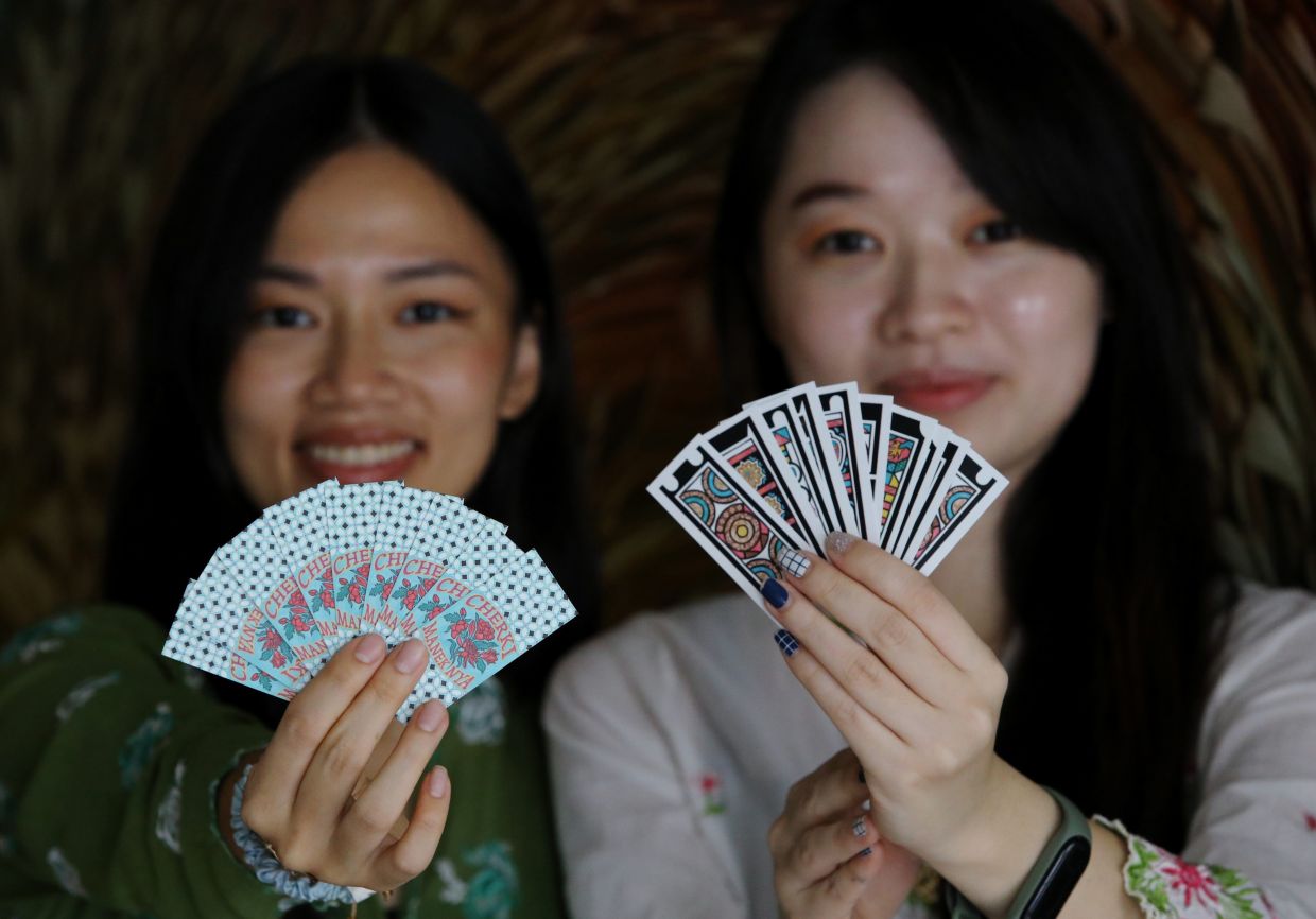 Sisters Revive Cherki Card Game with Modern Design to Reconnect Young Peranakans to Heritage