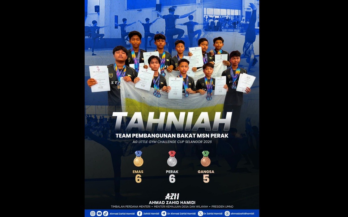 Bagan Datuk Gymnasts Make History With Six Gold Medals at Selangor Challenge Cup