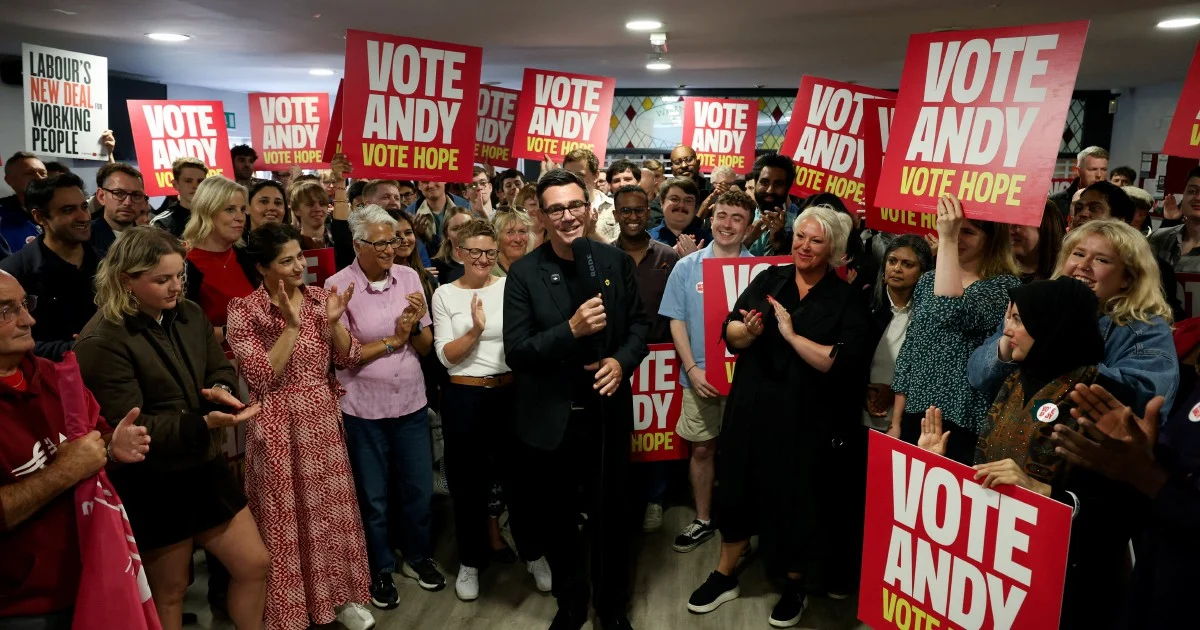 Labour's Andy Burnham Poised to Challenge Starmer as Right-wing Divisions Aid His PM Bid