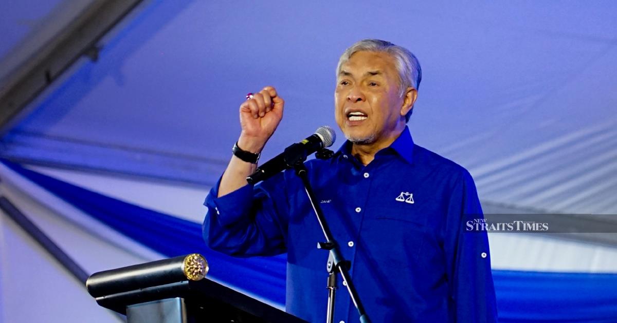 Zahid Says BN Victory in Chennah and Linggi Could Flip Negri Sembilan from PH Control