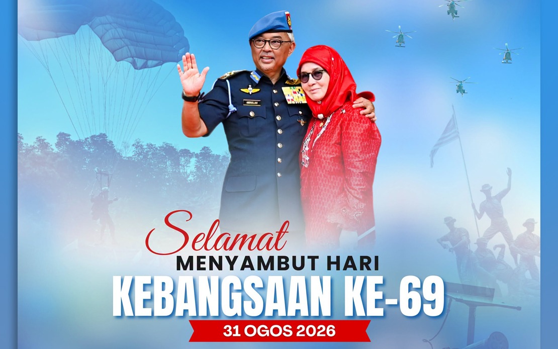 Sultan Abdullah and Tengku Ampuan Extend National Day Greetings to Pahang