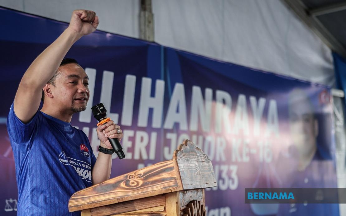 Onn Hafiz Says Strong Voter Support For Alwiyah Talib Will Energise BN's Endau Campaign