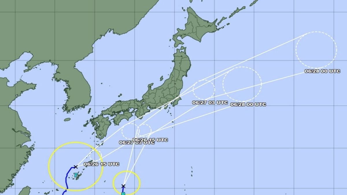 Japan Braces for Twin Typhoon Onslaught as Higos and Mekkhala Near Landfall