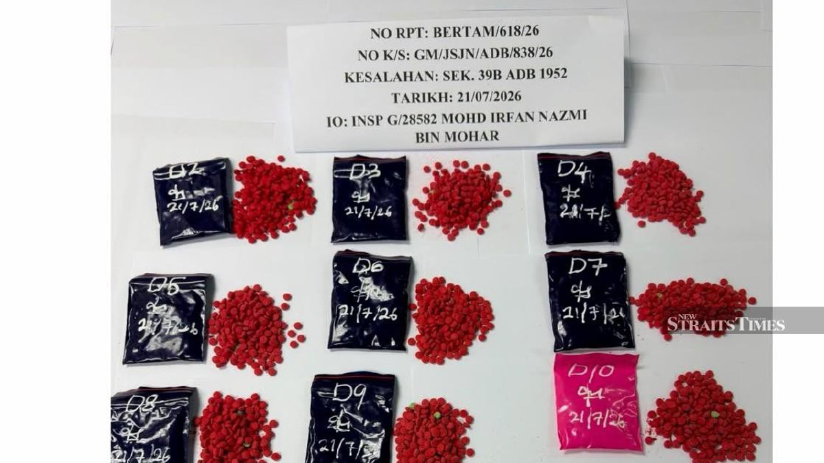 Two Myanmar Nationals Arrested in High-Speed Drug Bust; 6,000 Yaba Pills Worth RM60,000 Seized in Kelantan