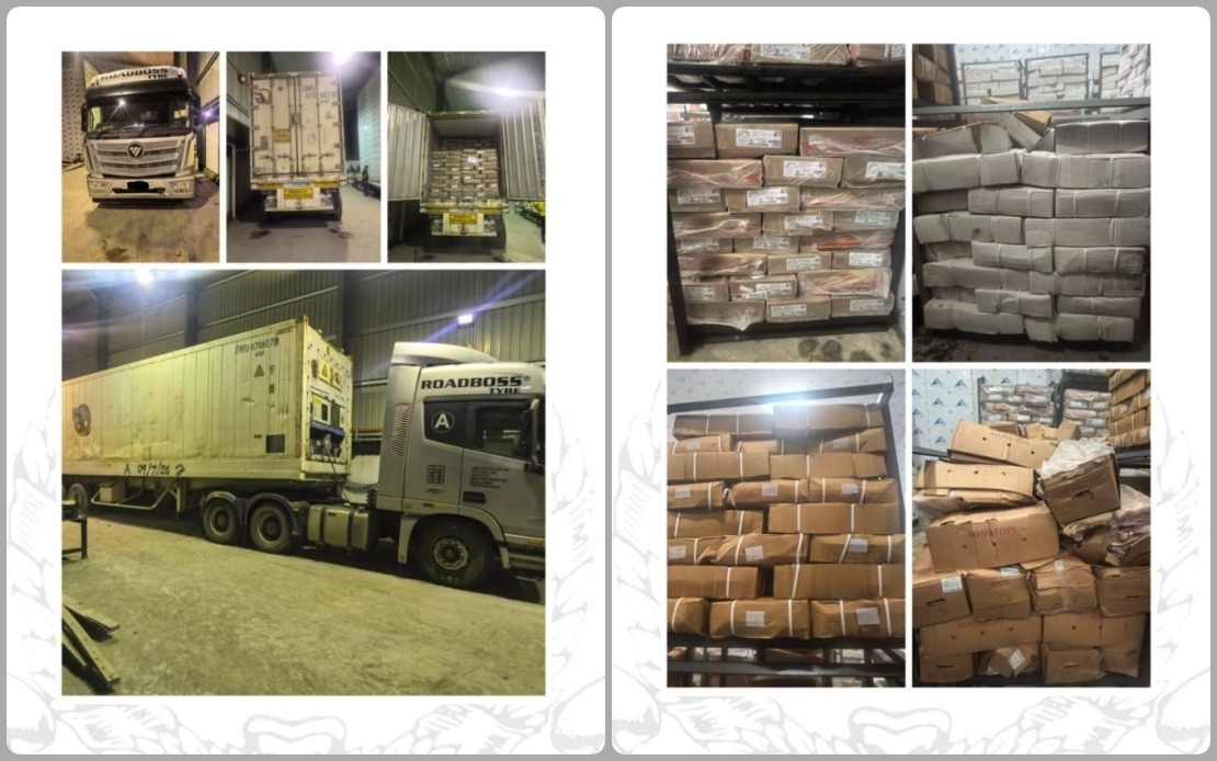 RM6.19 Million in Undocumented Frozen Pork Products Seized in Miri Warehouse Raid