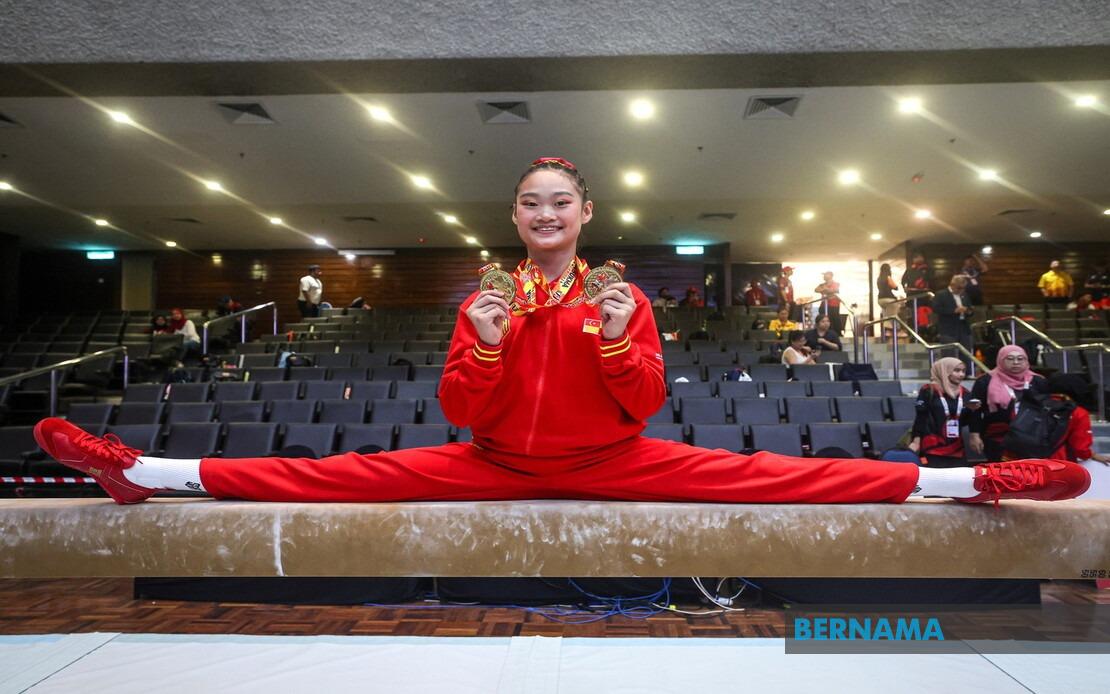 Cadence Teh Retains All-Around Gold as Selangor Dominates SUKMA 2026 Gymnastics