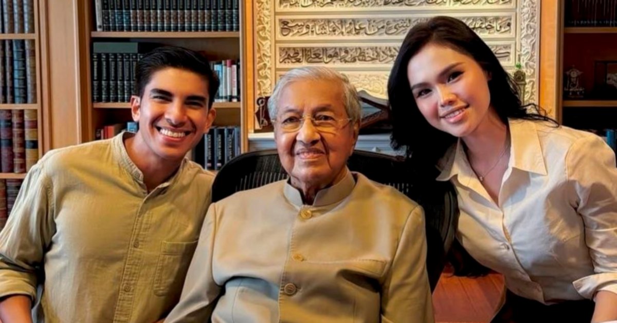 Tun M offers matrimonial counsel to Bella Astillah and Syed Saddiq ahead of wedding