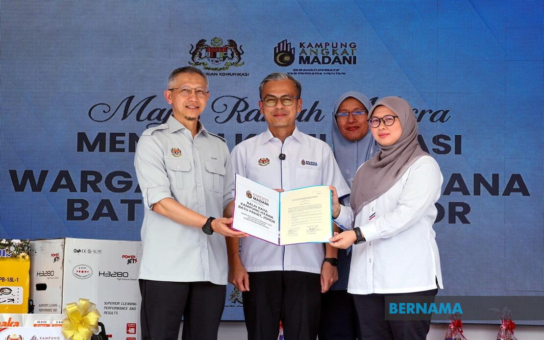 Johor Election About State's Future, Not Individual Politics, Says Fahmi