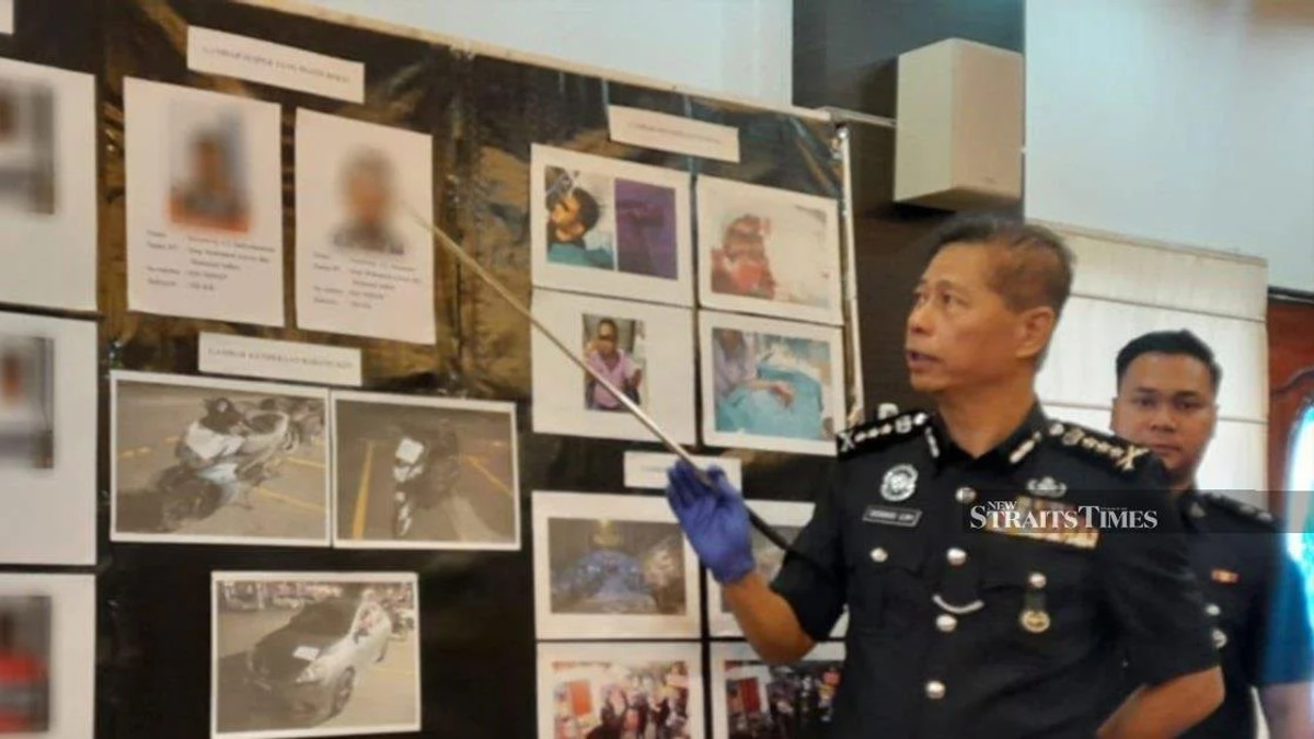 Six arrested after two men slashed in Jelutong temple attack