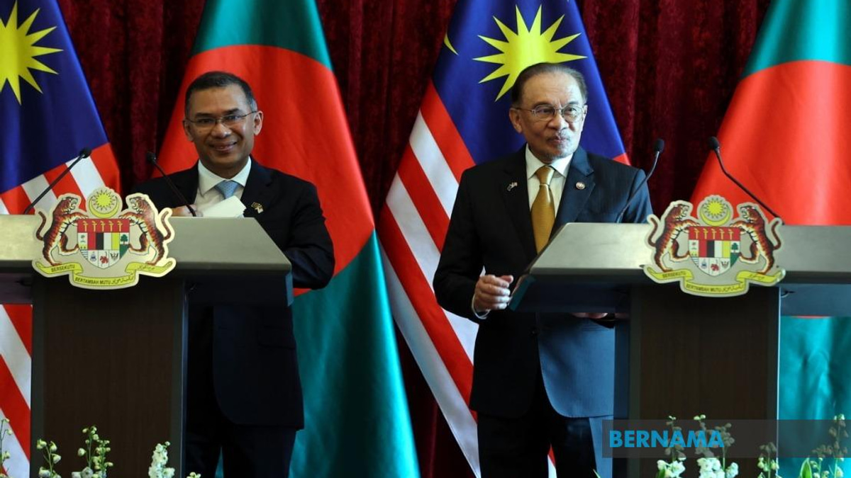 Malaysia and Bangladesh Align on Palestine, Iran and Regional Peace, PM Anwar Says