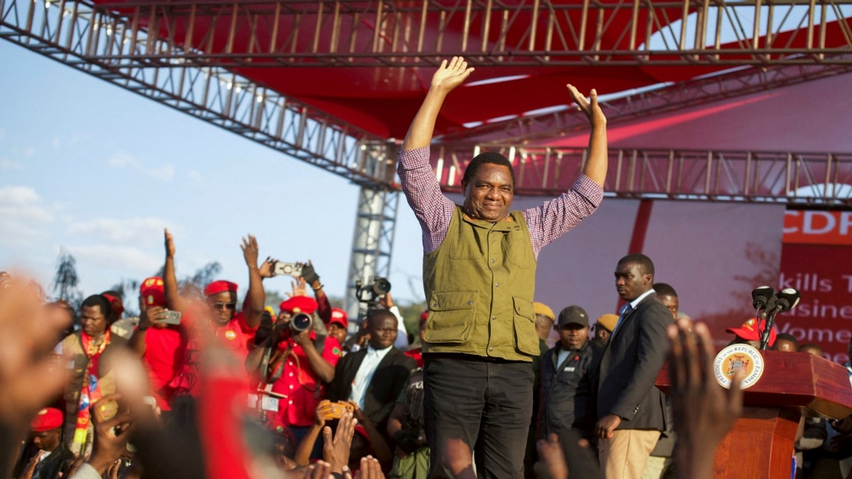 Hichilema Poised for Second Term as Zambian President, Building Strong Lead