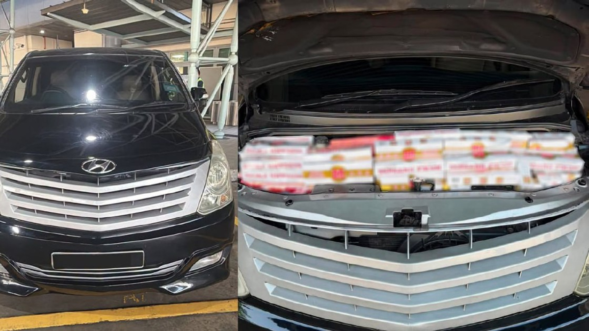 Malaysian motorist nabbed at Singapore border with 600 cartons of smuggled cigarettes