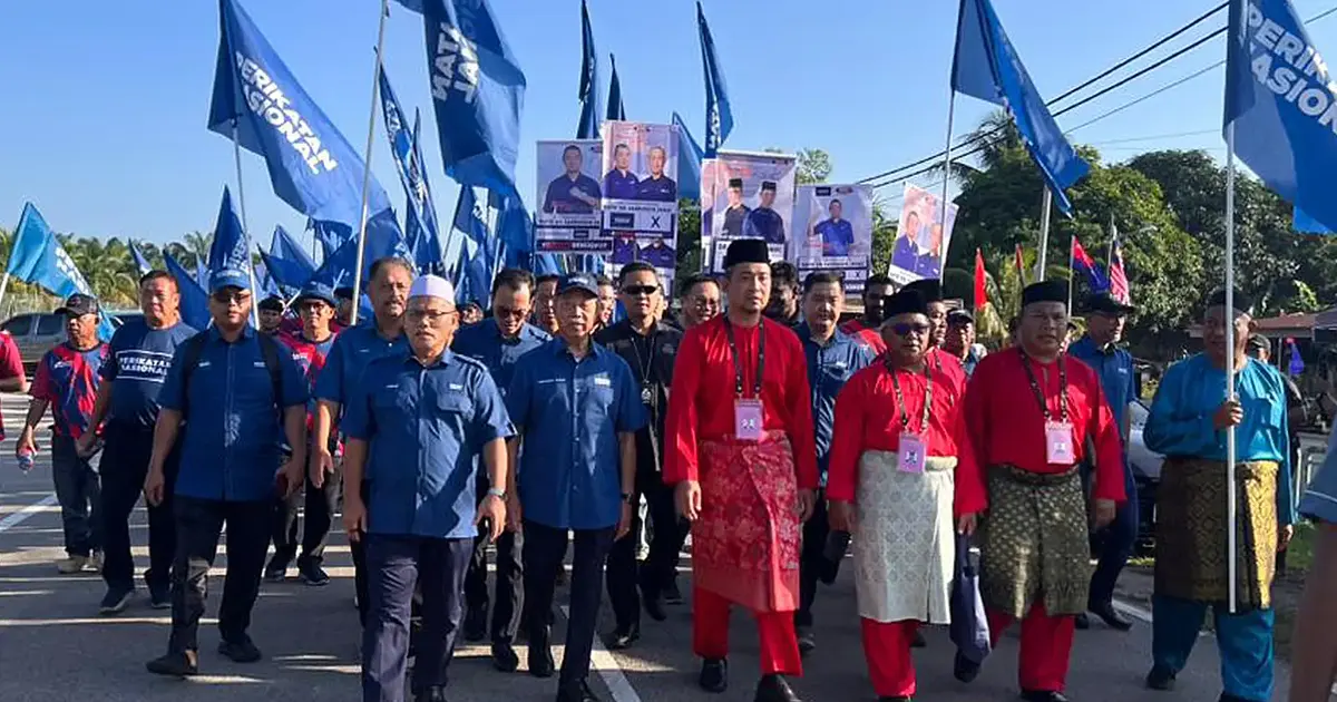 Muhyiddin Rallies PN Base as Bukit Kepong Candidate Enters Campaign Trail