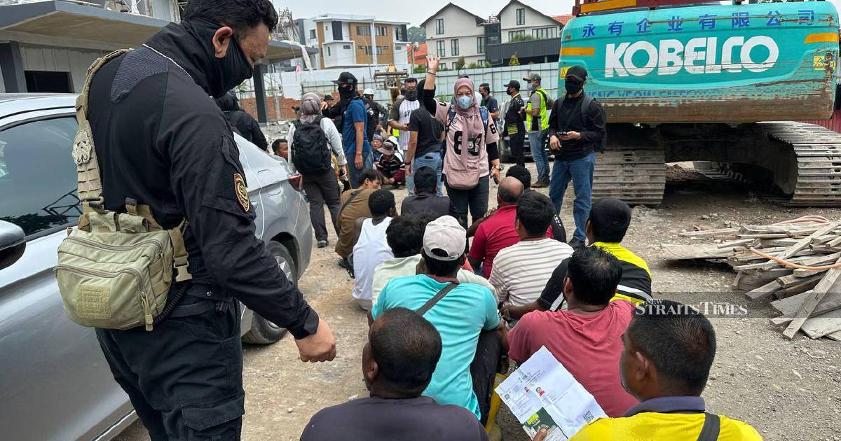 528 Foreign Workers Arrested in Nationwide Construction Site Enforcement Operation
