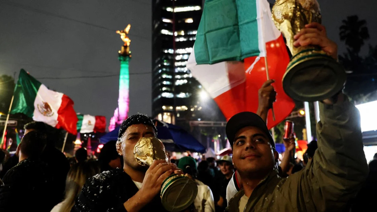 Car Ploughs Into Mexico Football Fans Celebrating World Cup Victory in Cabo San Lucas
