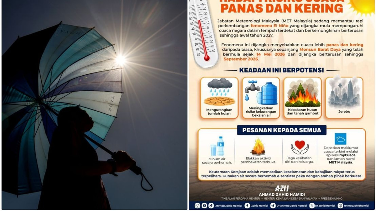Malaysia Braces for Prolonged El Niño Heat and Drought Through Early 2027