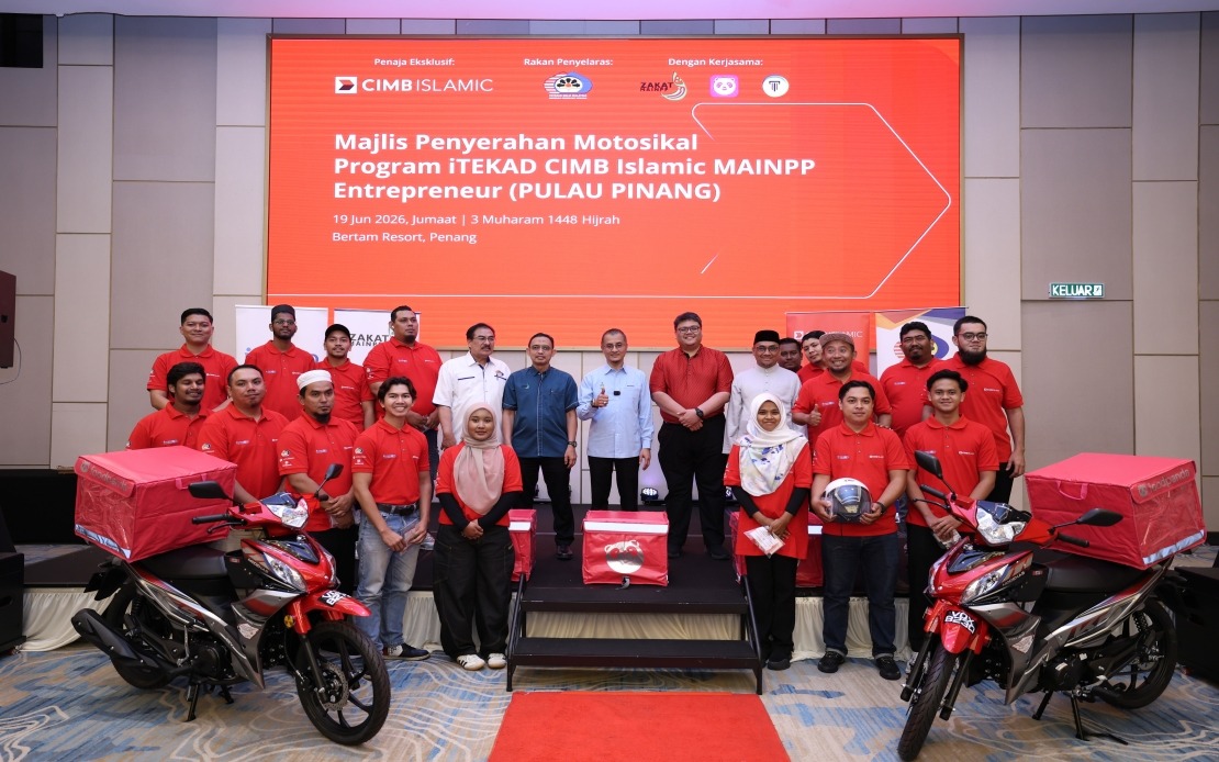 Twenty Entrepreneurs Receive Motorcycles Under CIMB Islamic-MAINPP Empowerment Scheme