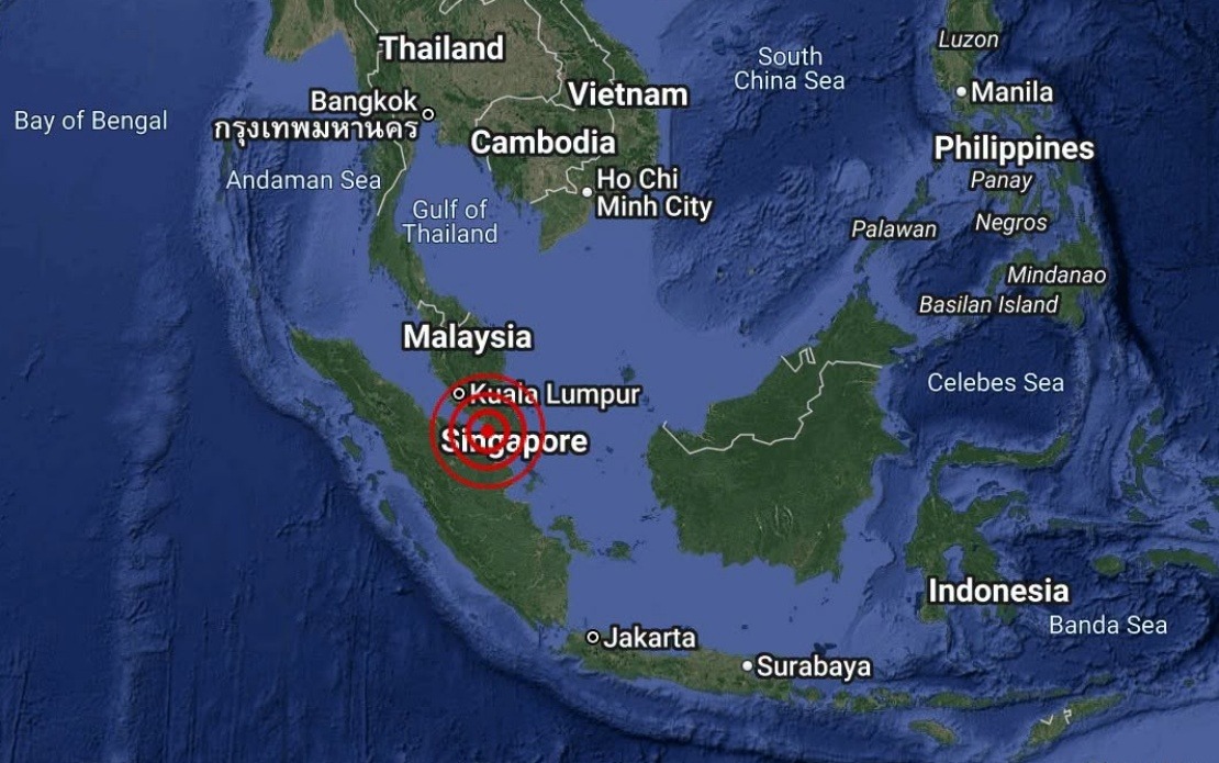 Moderate Earthquake Strikes Off Johor Coast; No Tsunami Warning Issued
