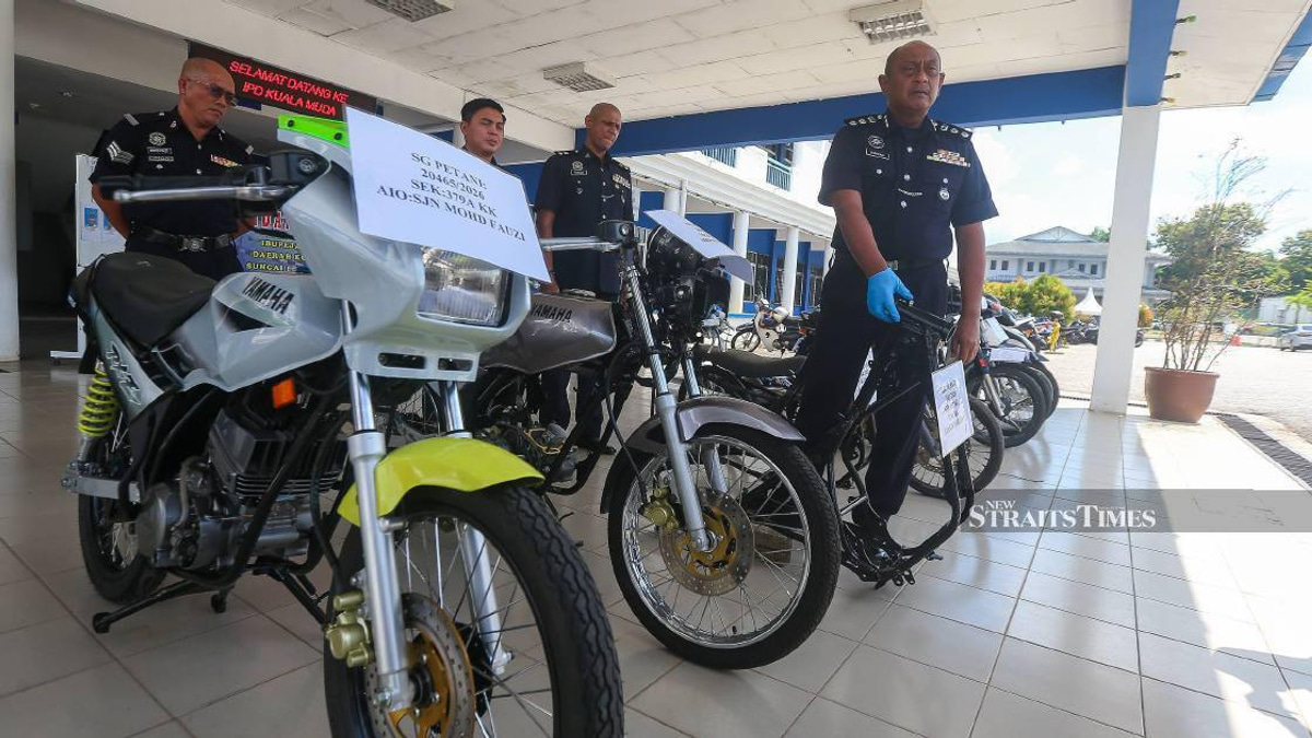 Four Teenagers Arrested in Sungai Petani Motorcycle Theft Ring