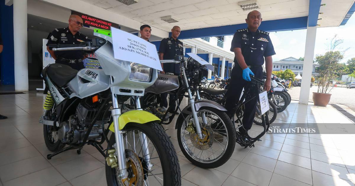 Four Teenagers Arrested in Sungai Petani Motorcycle Theft Ring