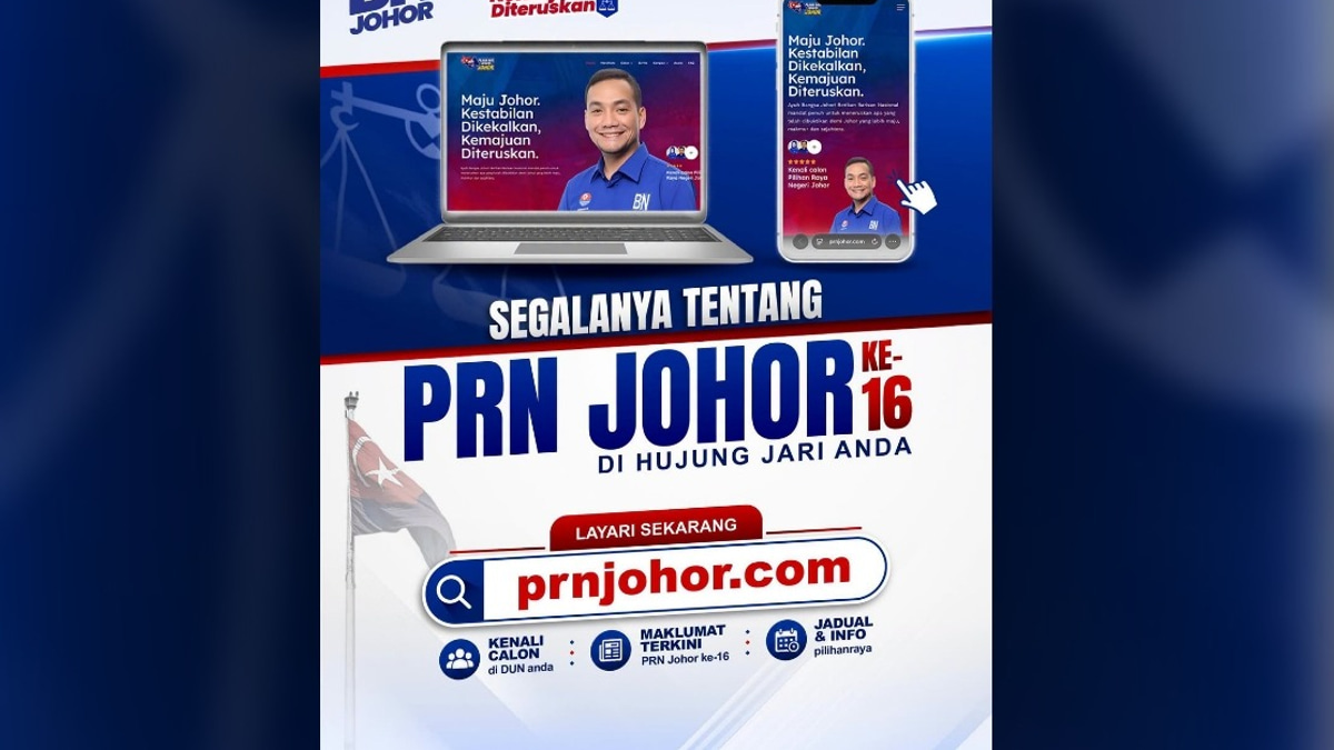 Official Website Offers Authentic Information on BN Candidates for Johor Election