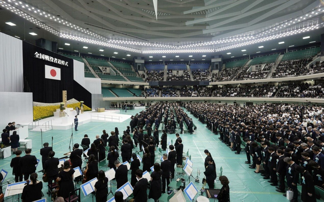 Japan's PM Sidesteps 'Remorse' Language at WWII Remembrance Ceremony