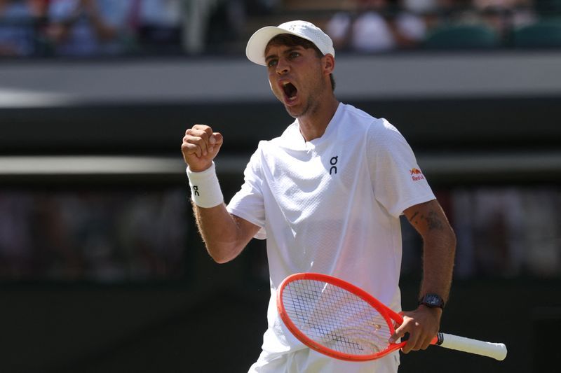 Cobolli Advances to Wimbledon Quarter-Finals, Eyes Ice Cream and Rest After De Minaur Victory