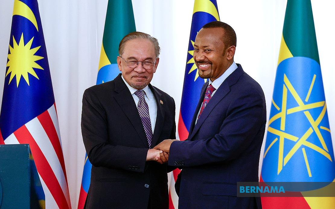 Anwar Extends Congratulations to Ethiopian PM Abiy Ahmed on Election Win