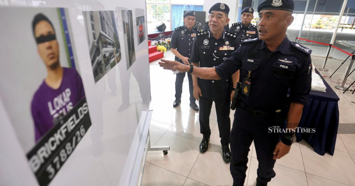 RM8.3 Million Drug Cache Uncovered in Brickfields as Police Arrest Foreign Suspect